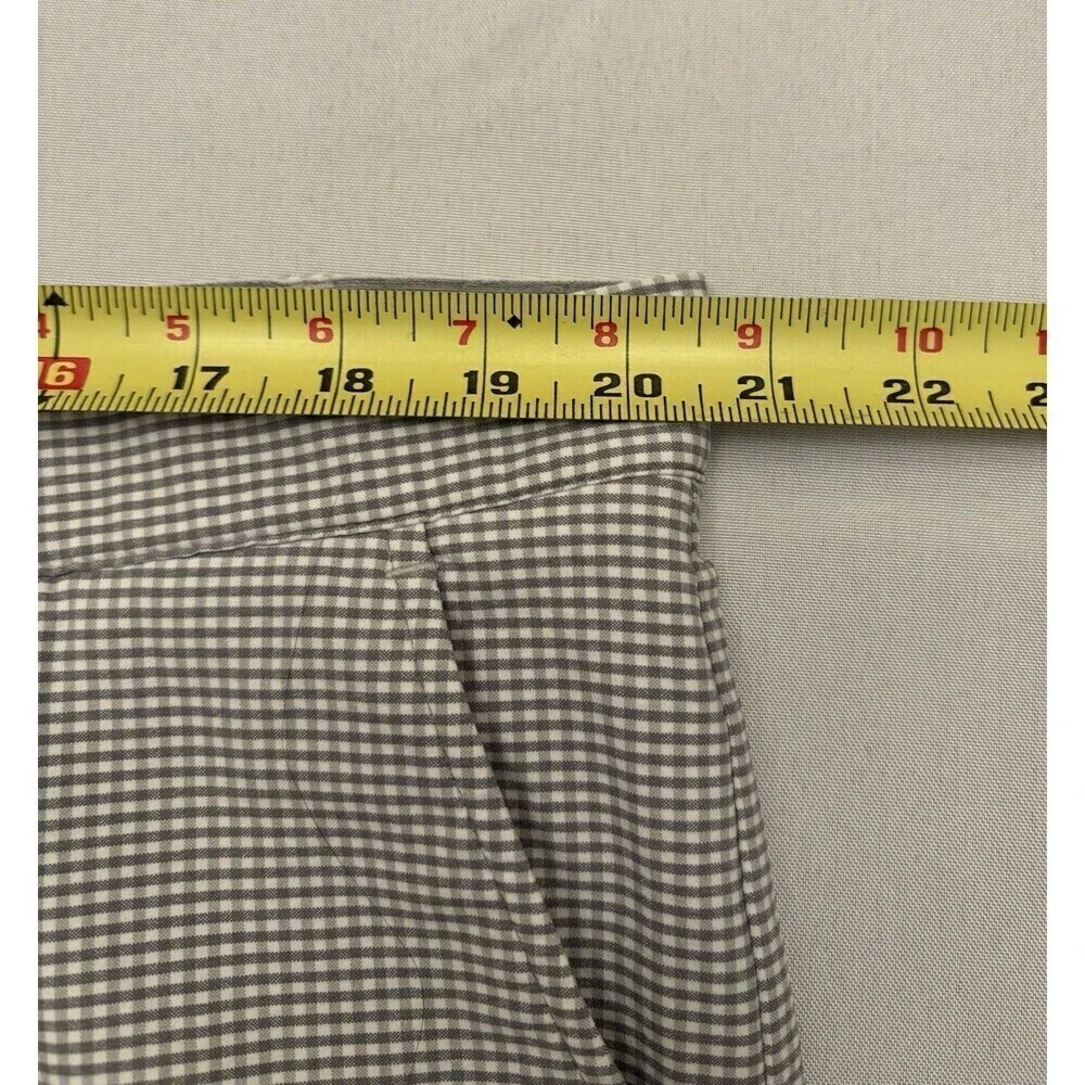 ADIDAS Gray Gingham Golf Short Men's 40 Performance 10